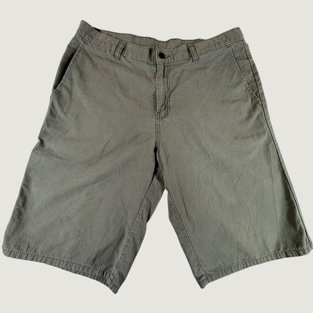 Dickies Mens 34 Gray 100% Cotton Ripstop Cargo Shorts Utility Workwear GR618RVG